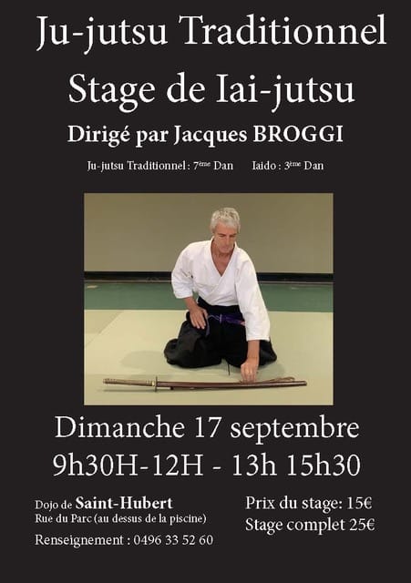 Stage à thème – Iai-Justu